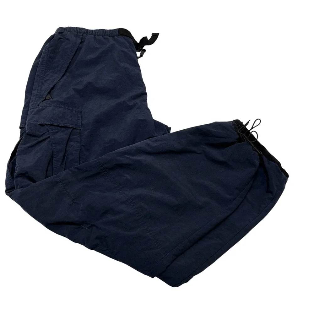 Vintage America Eagle Pants Blue Nylon Cargo Heavyweight Lined Mens M Outdoor